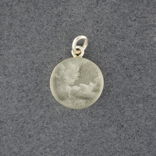 Sterling Silver Clouds Picture Pendant