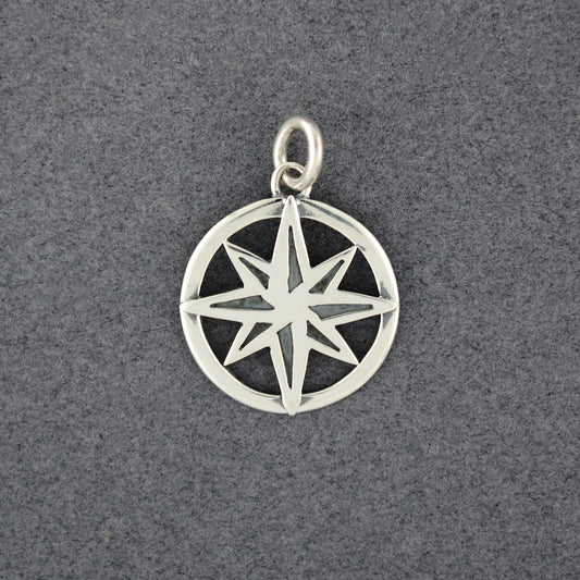 Exclusive Rhode Island Compass Rose Charm