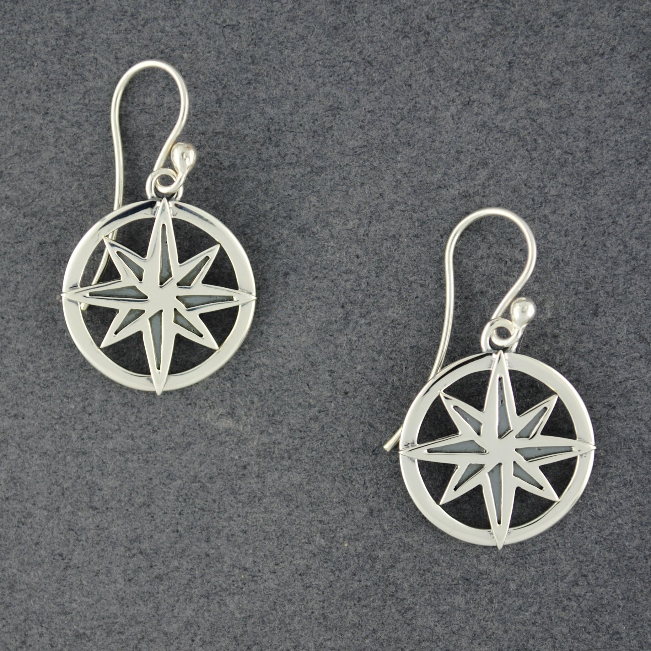 Compass rose earrings online