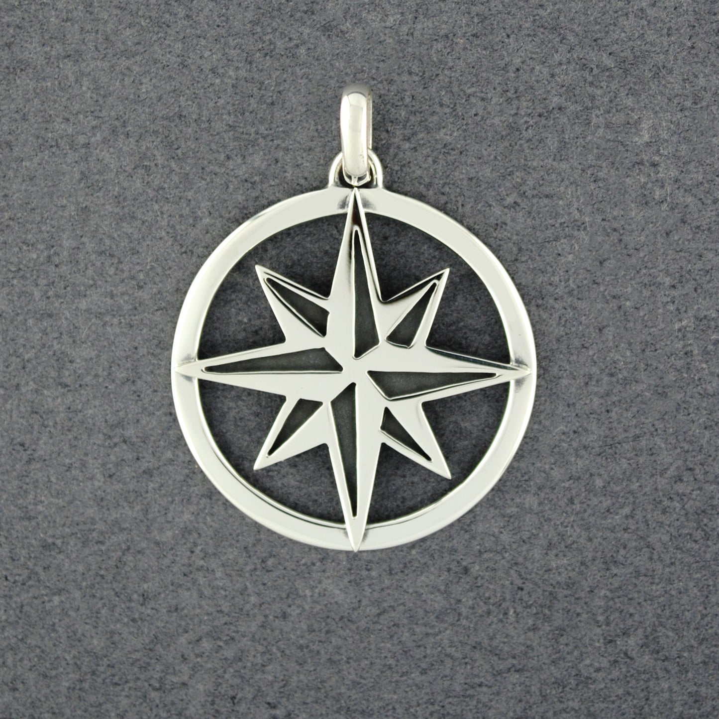 Exclusive Rhode Island Compass Rose Pendant