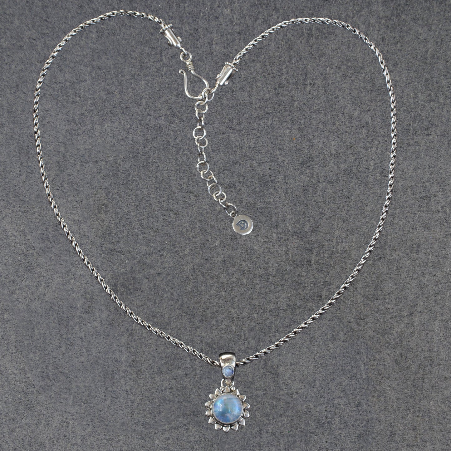Cyra Moonstone Sun Necklace