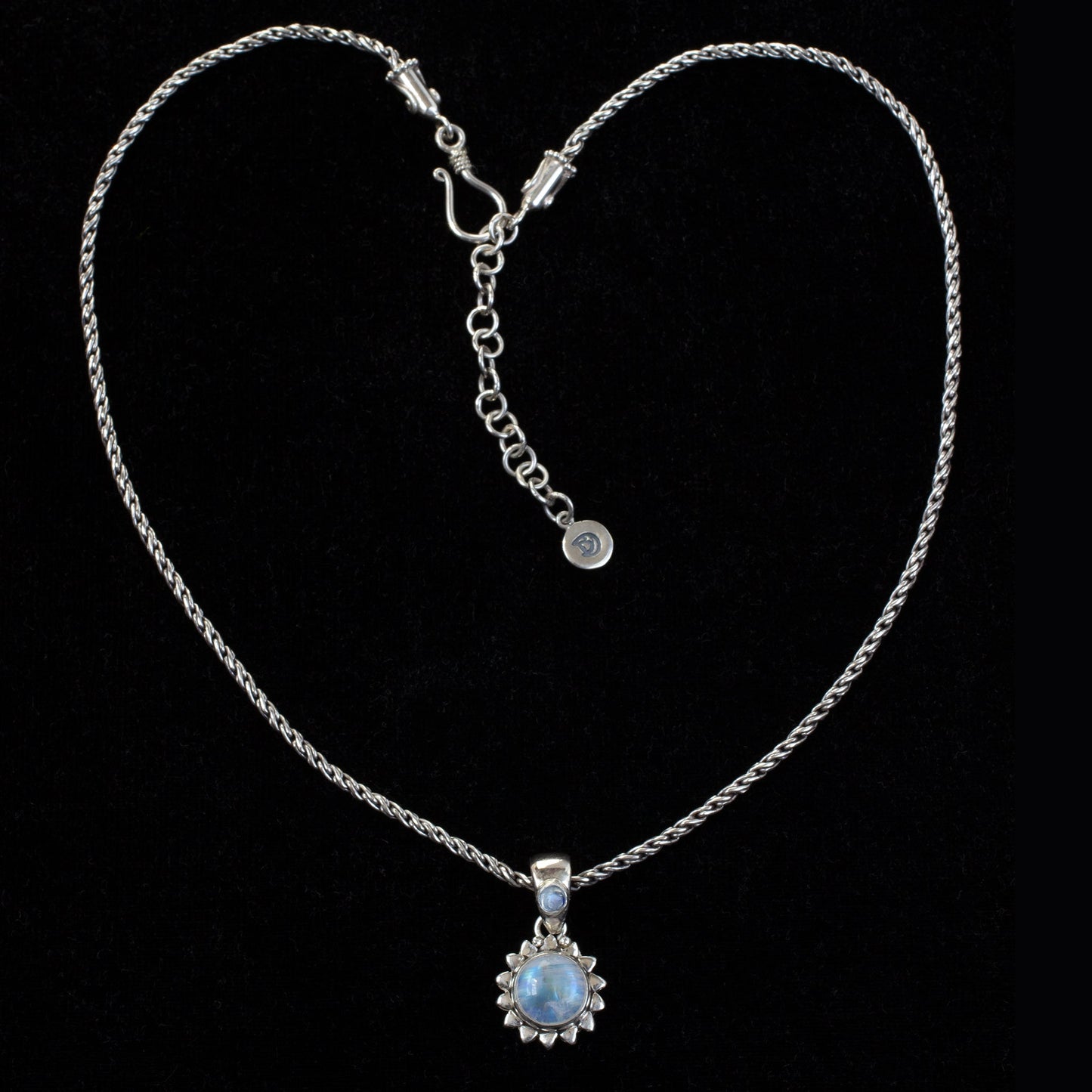 Cyra Moonstone Sun Necklace