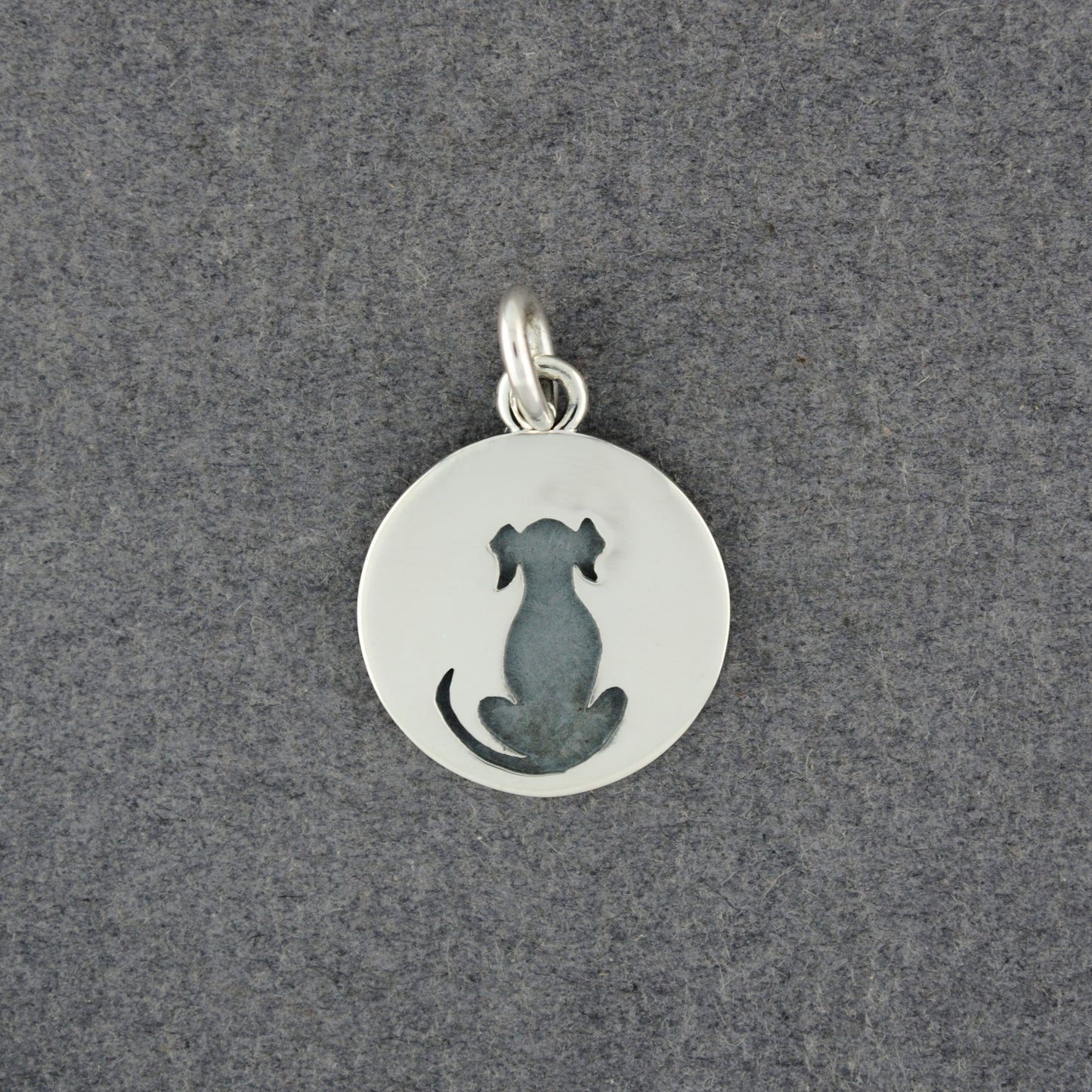 Sterling Silver Dog Pendant