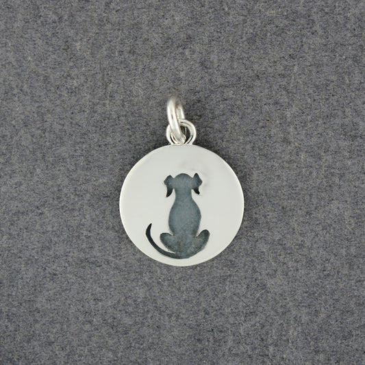 Sterling Silver Dog Pendant