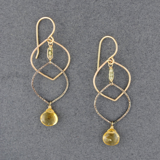 Citrine Cascade Earrings