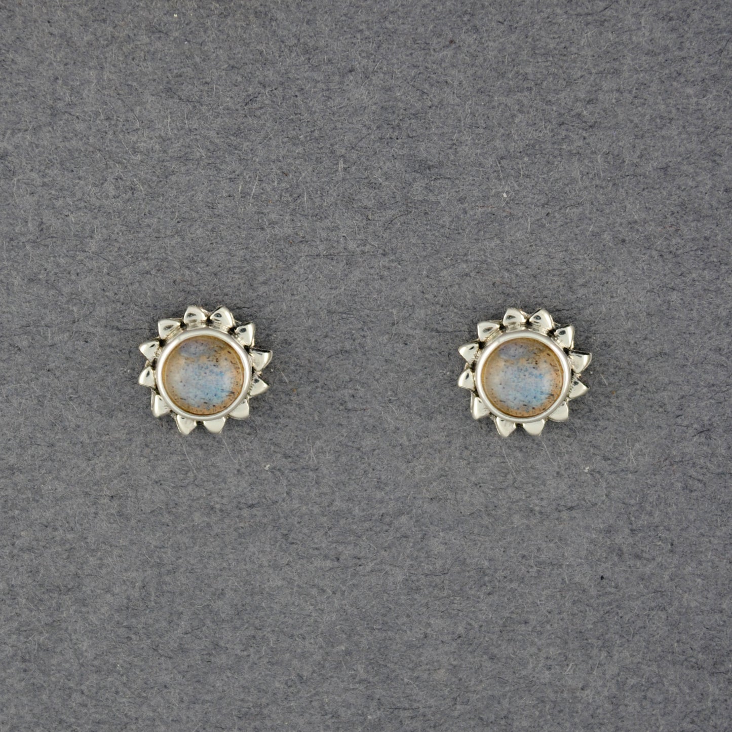 Sunshine Labradorite Stud Earrings