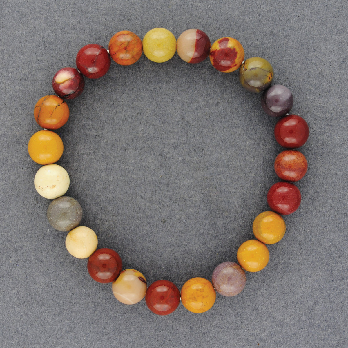 Mookaite Beaded Bracelet