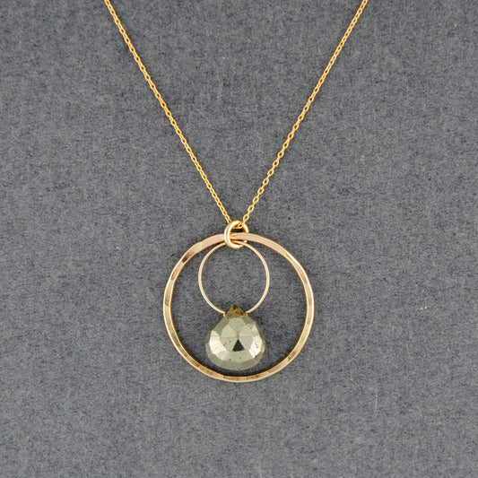 Radiant Pyrite Necklace