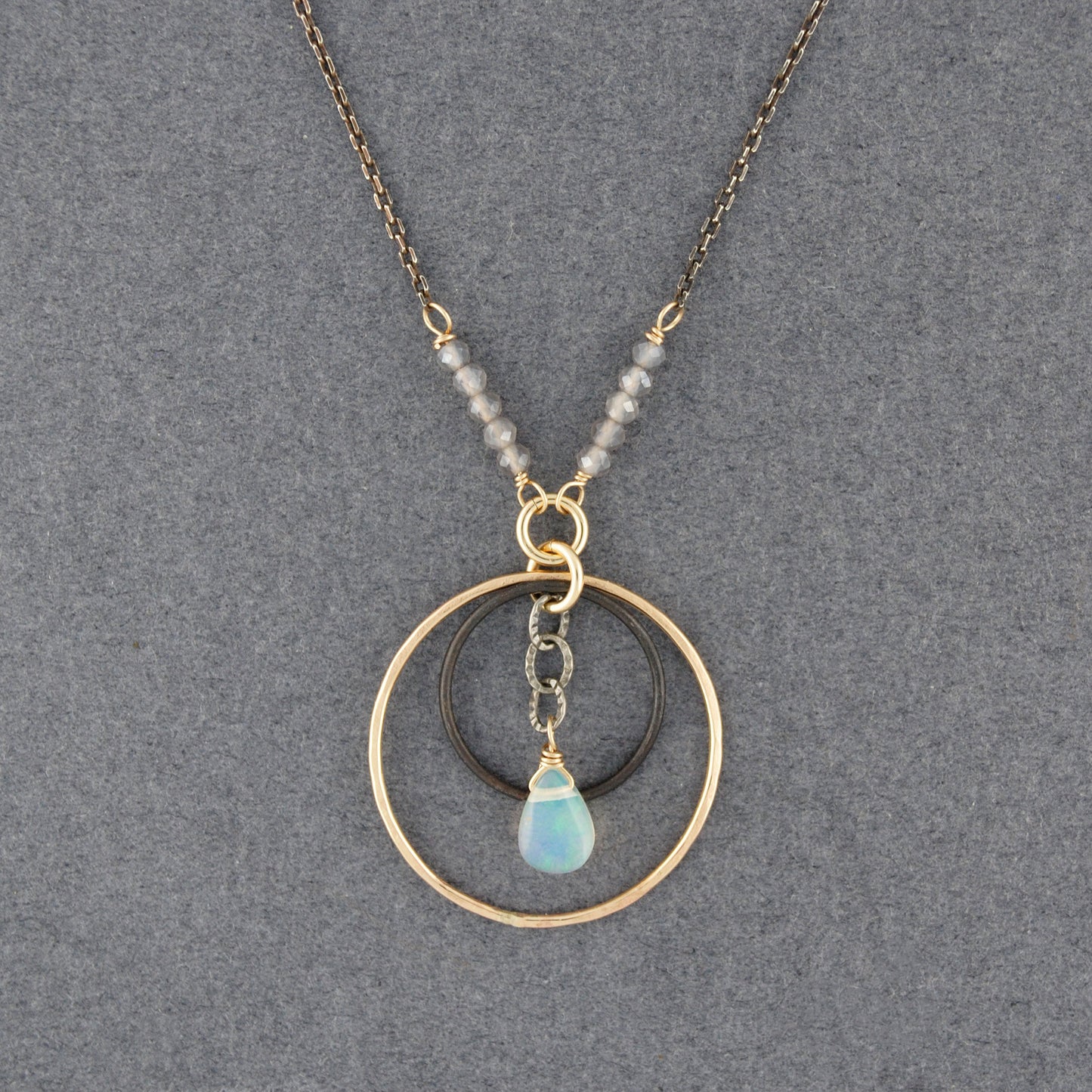 Opal Orbit Necklace