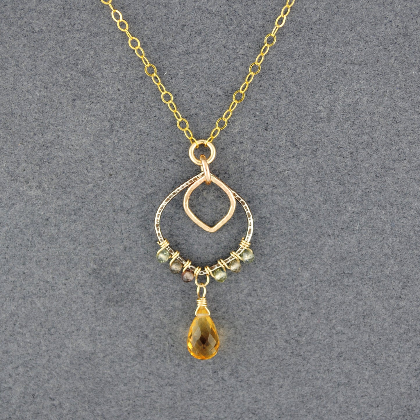 Citrine Vine Necklace