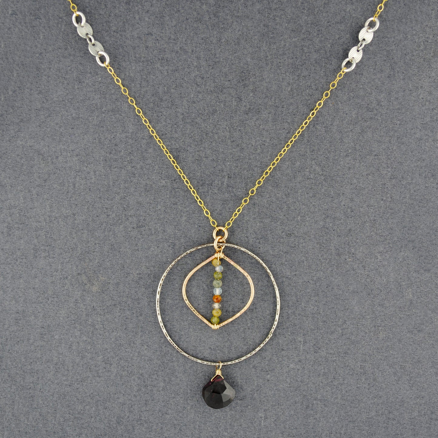 Garnet Sunset Necklace