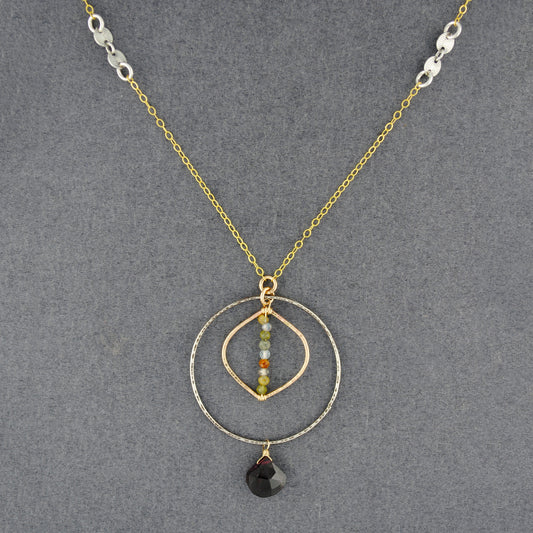 Garnet Sunset Necklace