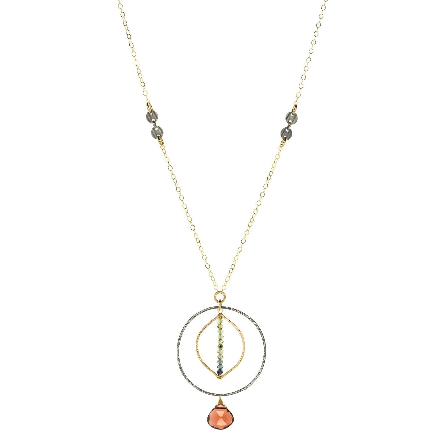 Garnet Sunset Necklace