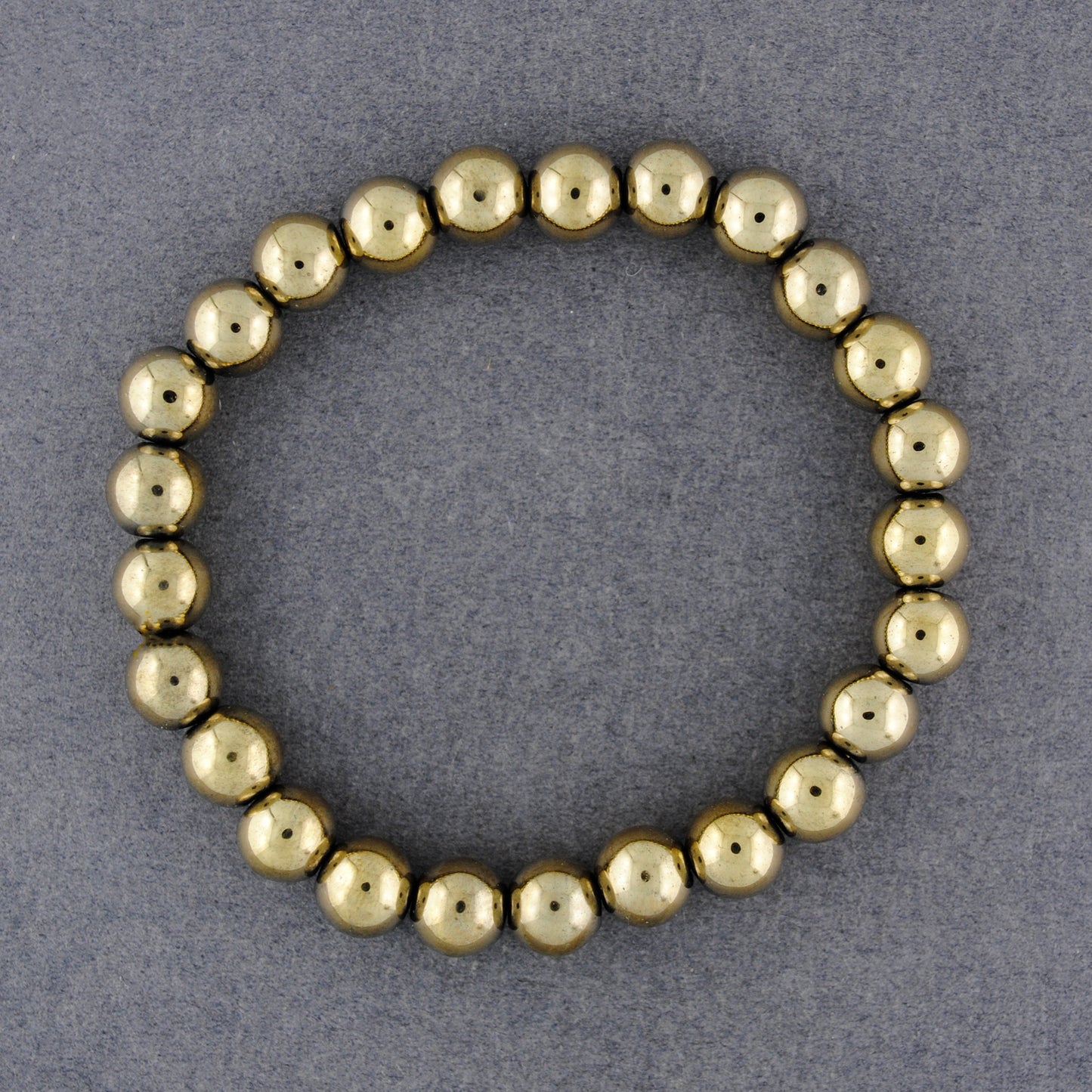 Pyrite Beaded Bracelet