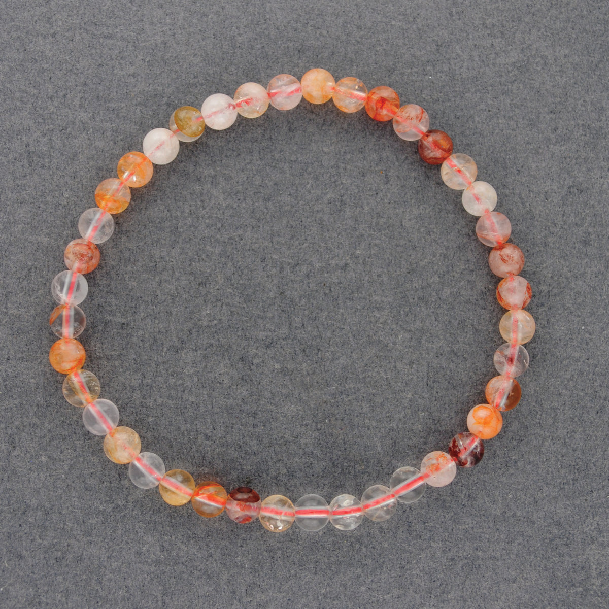 Red Healer Quartz Beaded Bracelet