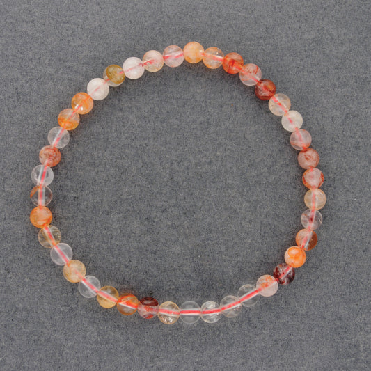 Red Healer Quartz Beaded Bracelet