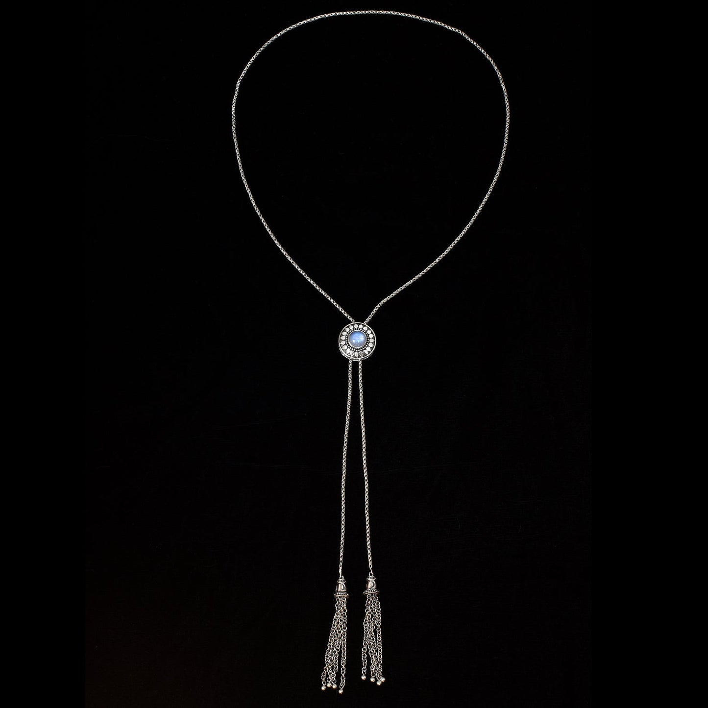 Sunshine Moonstone Bolo Necklace
