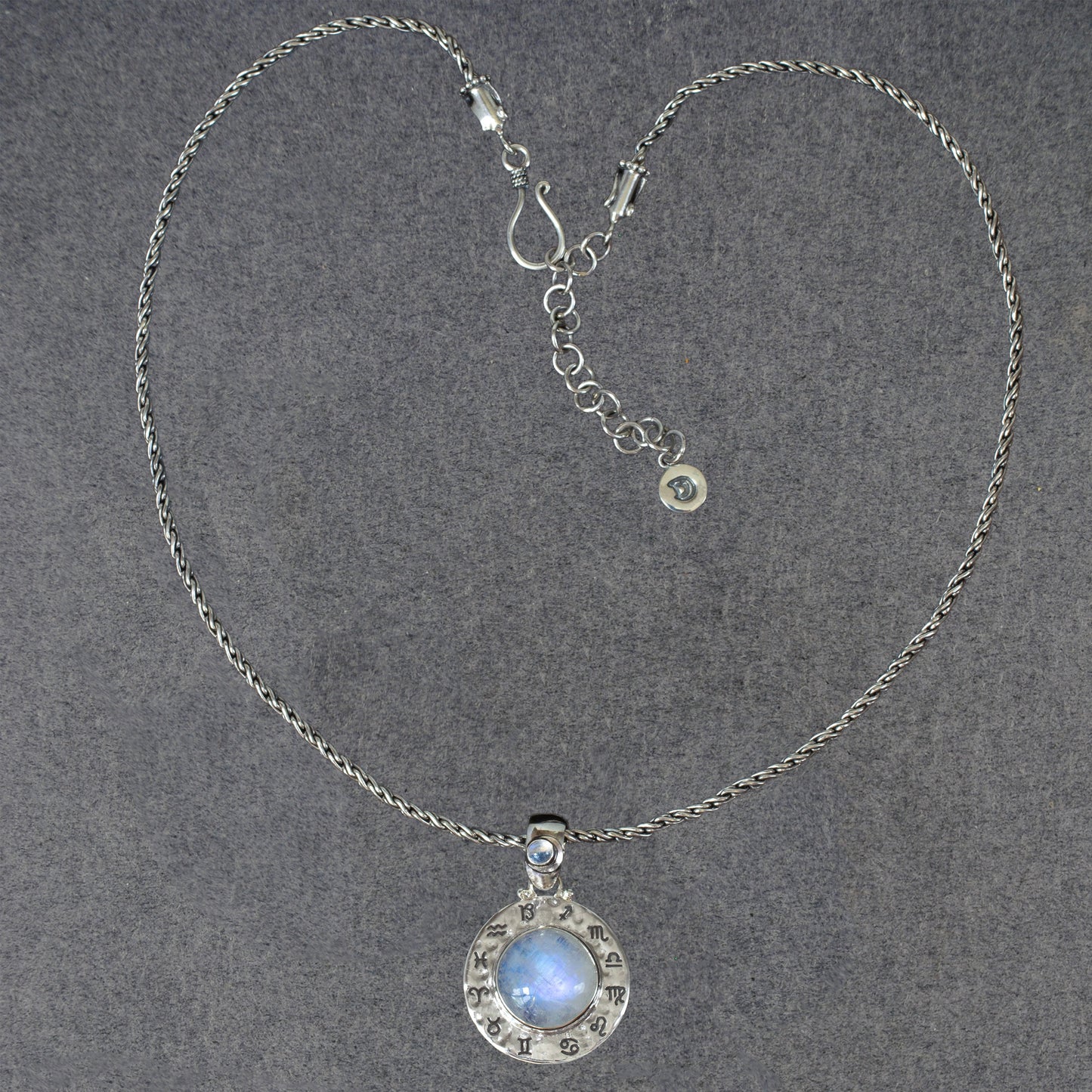 Zodiac Moonstone Necklace