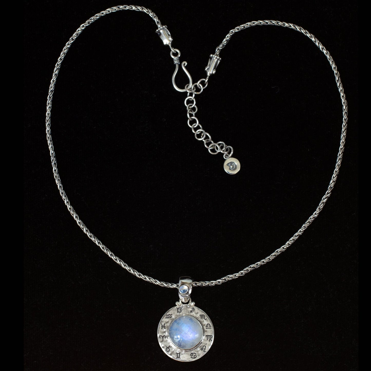 Zodiac Moonstone Necklace