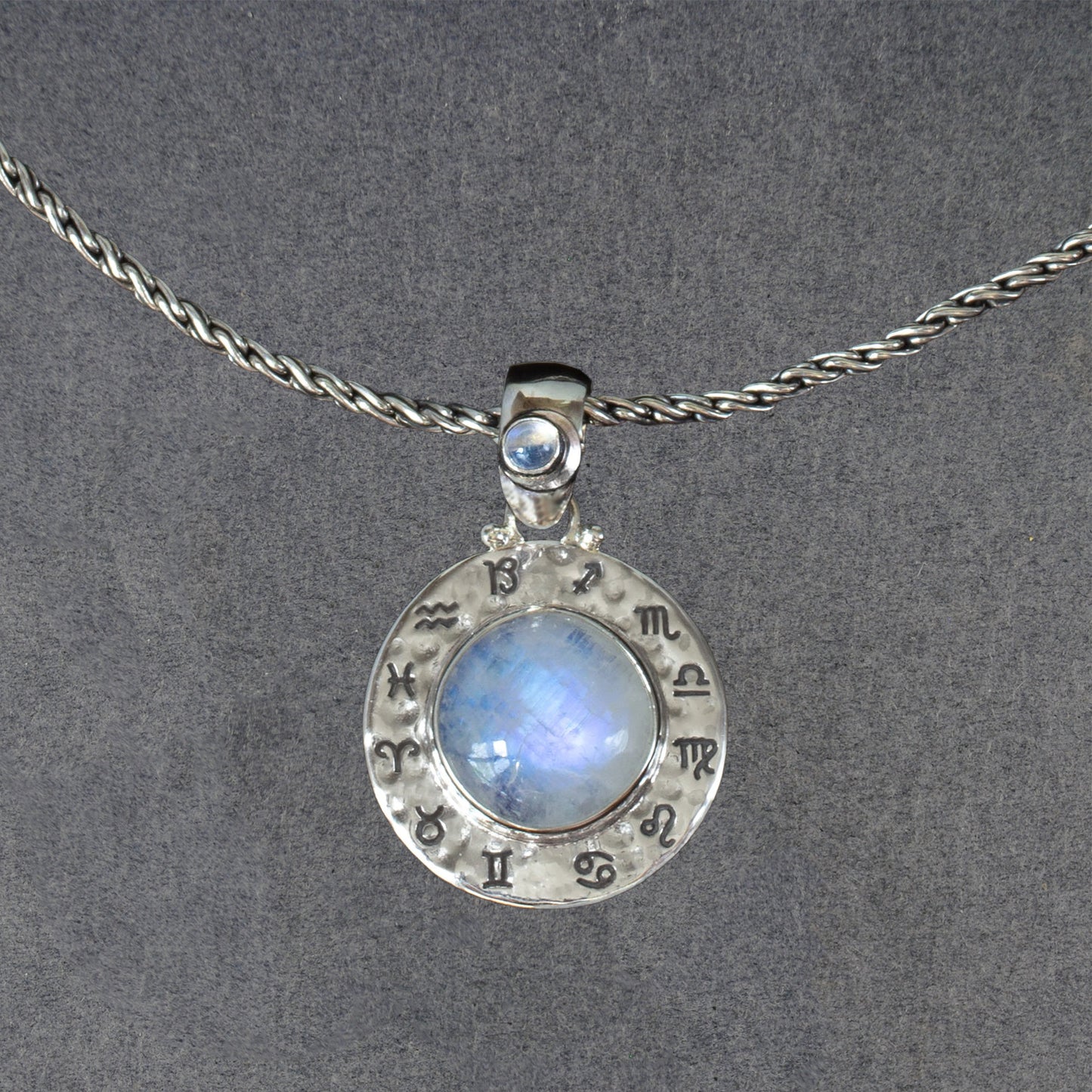 Zodiac Moonstone Necklace